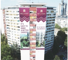Beograd - Fasadna Reklama - Milutina Milankovića i Omladinskih brigada N
