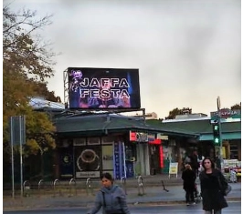 Novi Sad - LED Ekran - Limanska pijaca