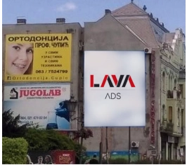Novi Sad - Fasadna reklama - Bulevar Kralja Aleksandra 14a M