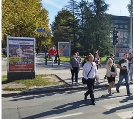 Novi Sad - CityLight - Cara Lazara VU
