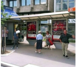Novi Sad - Autobuska stajališta - Bulevar Mihajla Pupina, kod banke Intesa