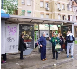 Novi Sad - Autobuska stajališta - Ugao Rumenačke i Kornelija Stankovća