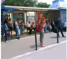 Novi Sad - Autobuska stajališta - Stražilovska, ugao sa Bulevarom cara Lazara