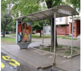 Novi Sad - Autobuska stajališta - Narodnog fronta, ugao sa Ive Andrića