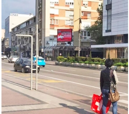 Niš - LED Ekran - Trg Kralja Milana - DS